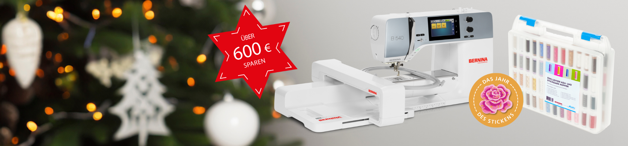B540 Promo - inkl. Stickmodul und Garnkoffer